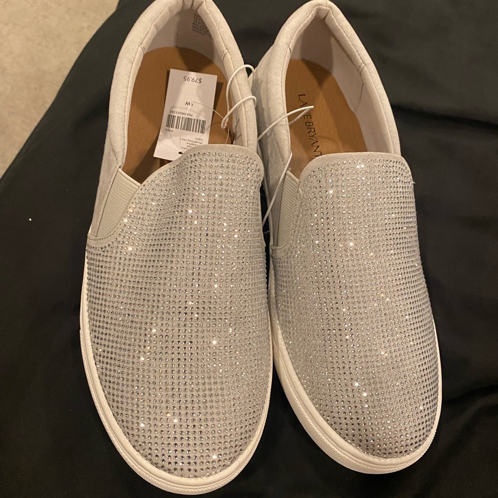 NWT Lane Bryant Slip on Sneakers!